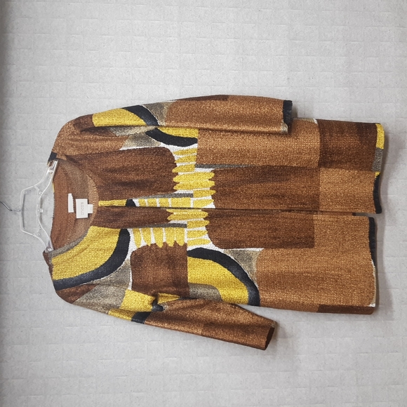 Chico's Open Front Jacket with Matching Top - Picture 1 of 9